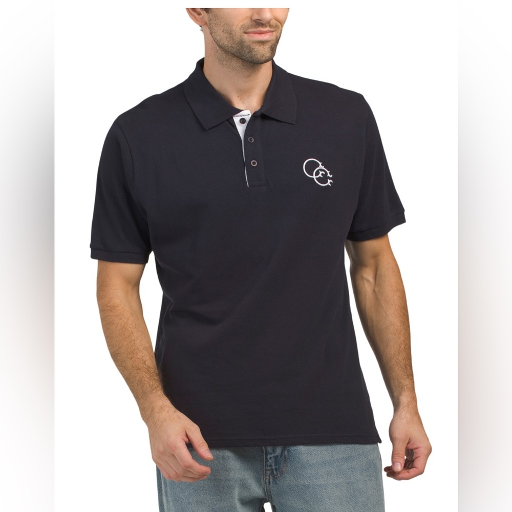 Cavalli Class Men's Navy Polo Shirt